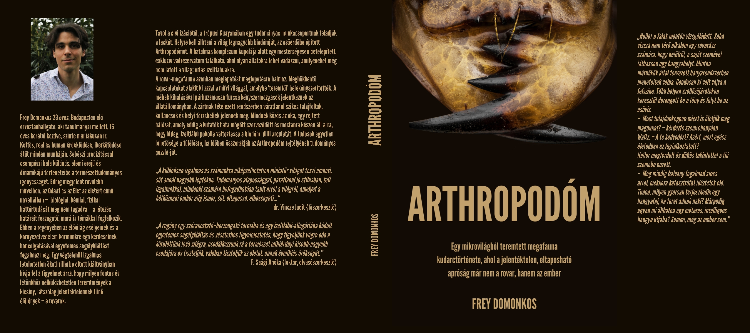 Frey Domonkos Arthropodóm könyv borítója